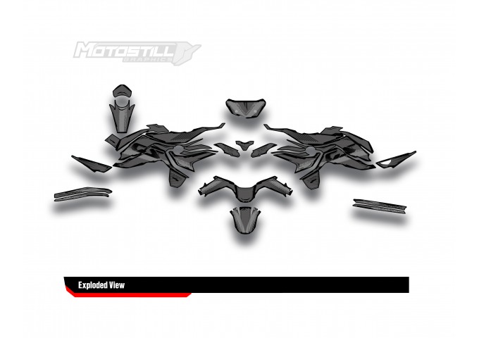 BMW F 750 GS - F 800 GS - F 850 GS  /  2017 - 2025  GRAPHIC SET - DECAL KIT