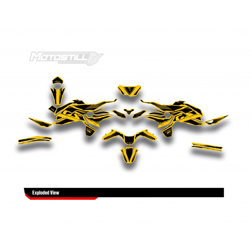 BMW F 750 GS - F 800 GS - F 850 GS  /  2017 - 2025  GRAPHIC SET - DECAL KIT