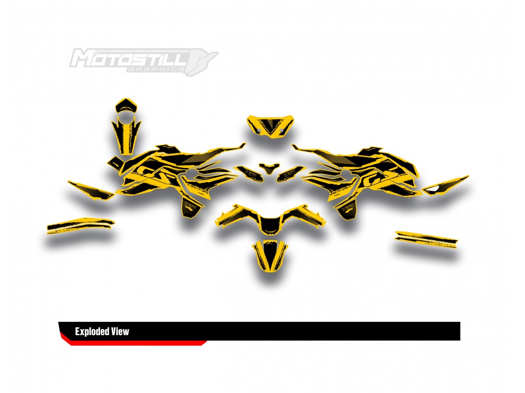 BMW F 750 GS - F 800 GS - F 850 GS  /  2017 - 2025  GRAPHIC SET - DECAL KIT