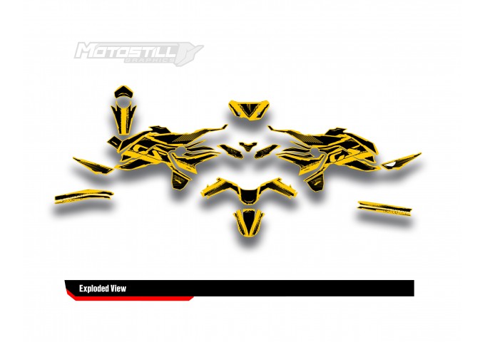 BMW F 750 GS - F 800 GS - F 850 GS  /  2017 - 2025  GRAPHIC SET - DECAL KIT