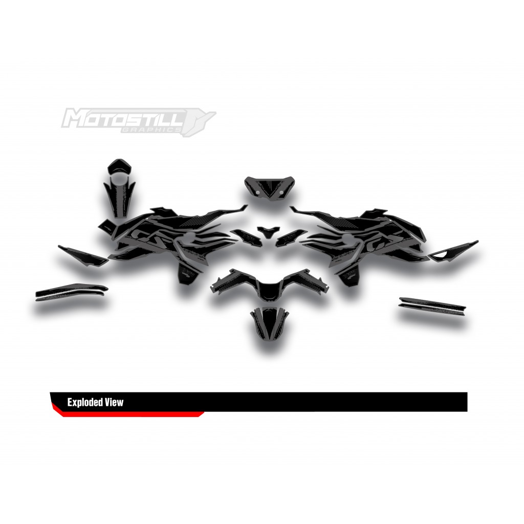 BMW F 750 GS - F 800 GS - F 850 GS  /  2017 - 2025  GRAPHIC SET - DECAL KIT