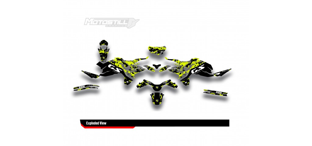 BMW F 750 GS - F 800 GS - F 850 GS  /  2017 - 2025  GRAPHIC SET - DECAL KIT