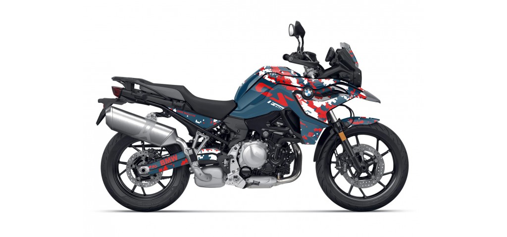 BMW F 750 GS - F 800 GS - F 850 GS  /  2017 - 2025  GRAPHIC SET - DECAL KIT