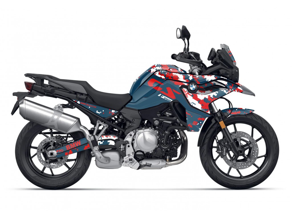 BMW F 750 GS - F 800 GS - F 850 GS  /  2017 - 2025  GRAPHIC SET - DECAL KIT