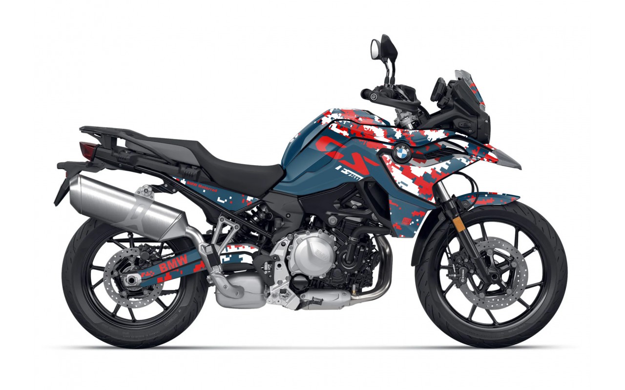 BMW F 750 GS - F 800 GS - F 850 GS  /  2017 - 2025  GRAPHIC SET - DECAL KIT