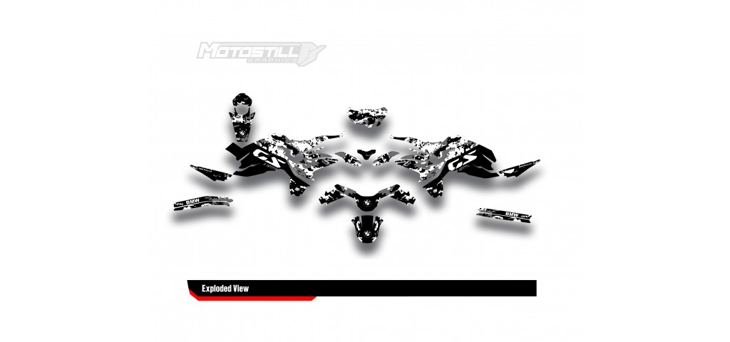BMW F 750 GS - F 800 GS - F 850 GS  /  2017 - 2025  GRAPHIC SET - DECAL KIT