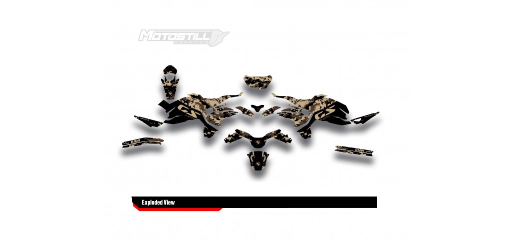 BMW F 750 GS - F 800 GS - F 850 GS  /  2017 - 2025  GRAPHIC SET - DECAL KIT