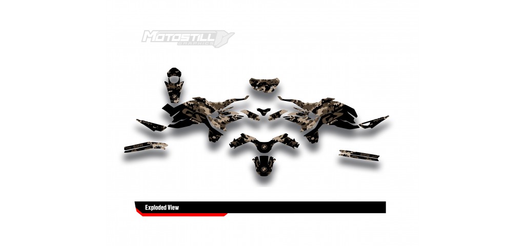 BMW F 750 GS - F 800 GS - F 850 GS  /  2017 - 2025  GRAPHIC SET - DECAL KIT