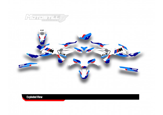 BMW F 750 GS - F 800 GS - F 850 GS  /  2017 - 2025  GRAPHIC SET - DECAL KIT