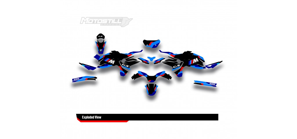 BMW F 750 GS - F 800 GS - F 850 GS  /  2017 - 2025  GRAPHIC SET - DECAL KIT