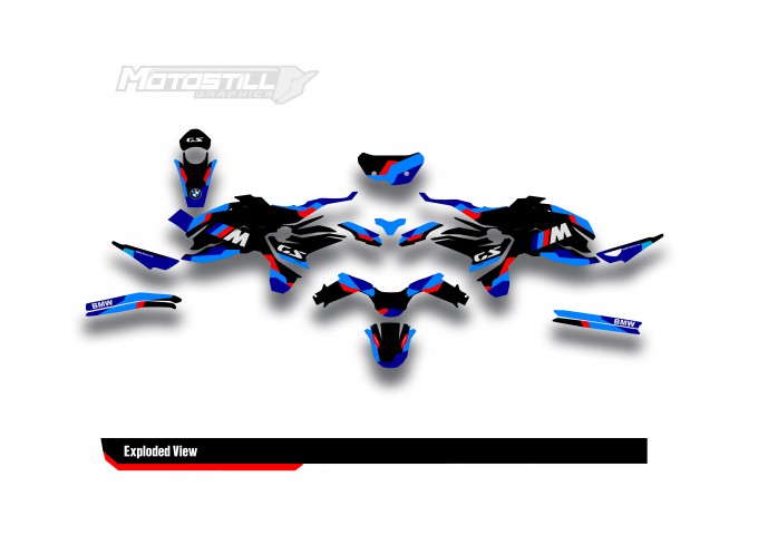 BMW F 750 GS - F 800 GS - F 850 GS  /  2017 - 2025  GRAPHIC SET - DECAL KIT