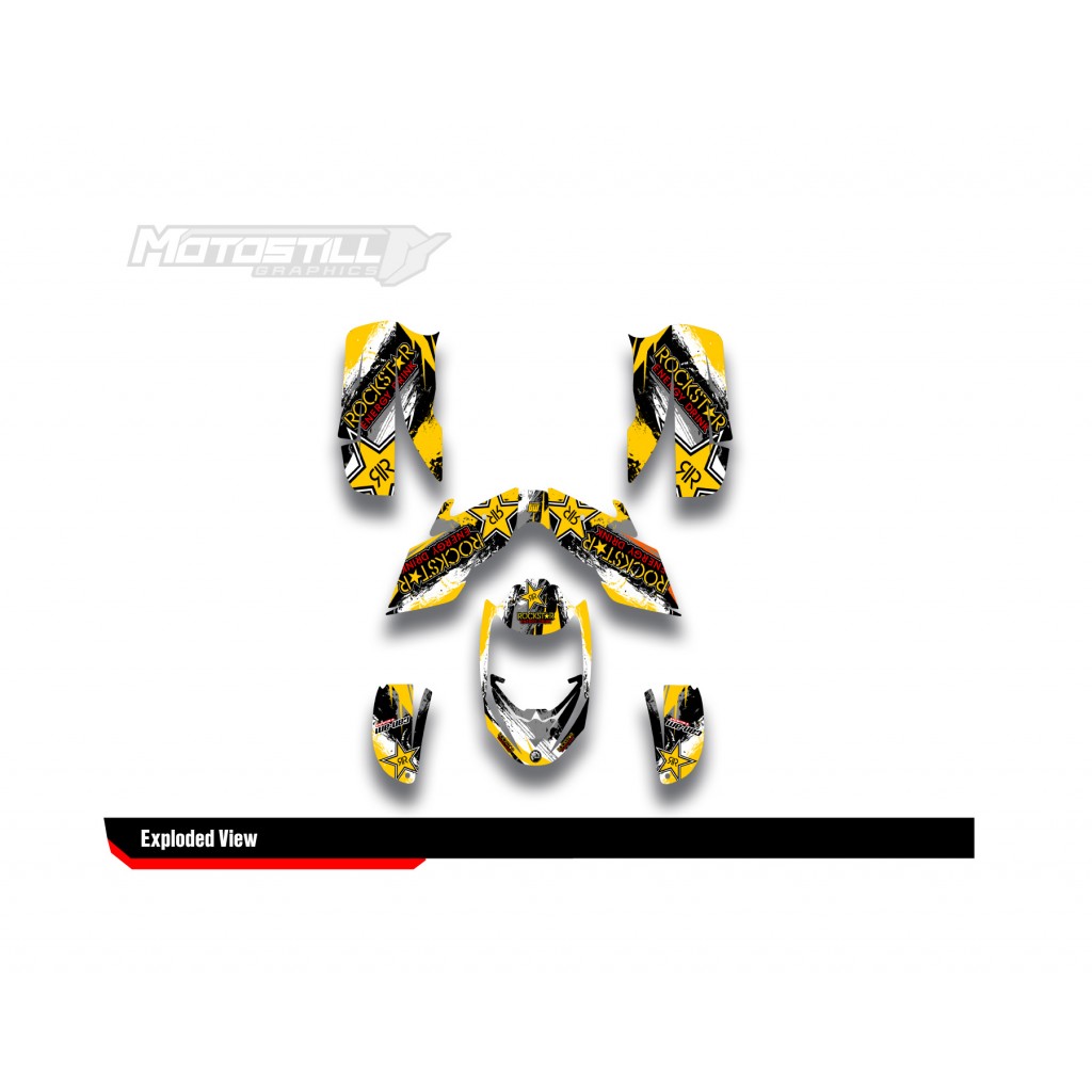 CAN-AM DS 650 GRAPHIC SET - DECAL KIT
