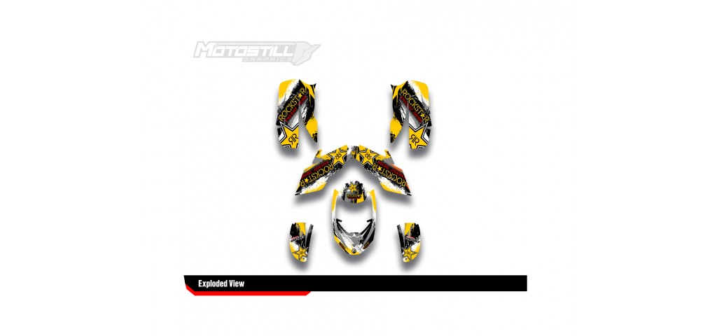 CAN-AM DS 650 GRAPHIC SET - DECAL KIT