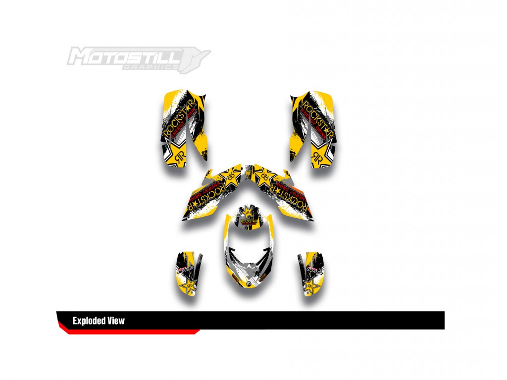 CAN-AM DS 650 GRAPHIC STICKER SET - DECAL KIT