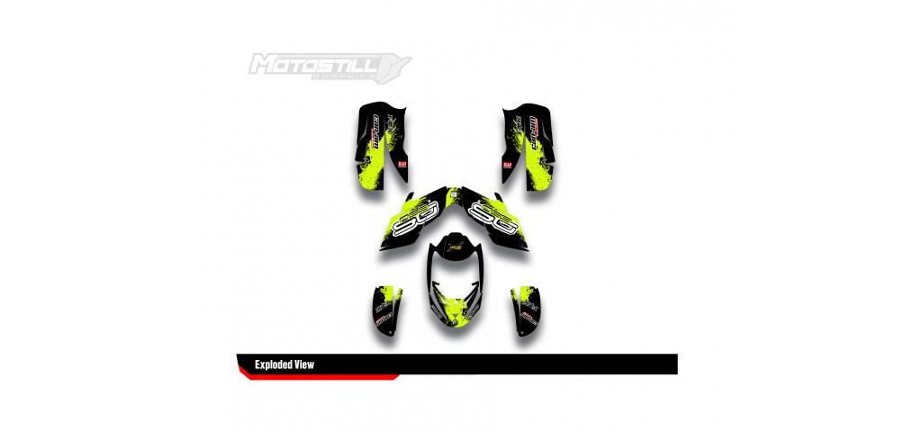 CAN-AM DS 650 GRAPHIC SET - DECAL KIT