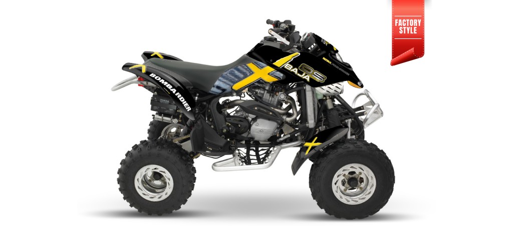 CAN-AM DS 650 GRAPHIC SET - DECAL KIT