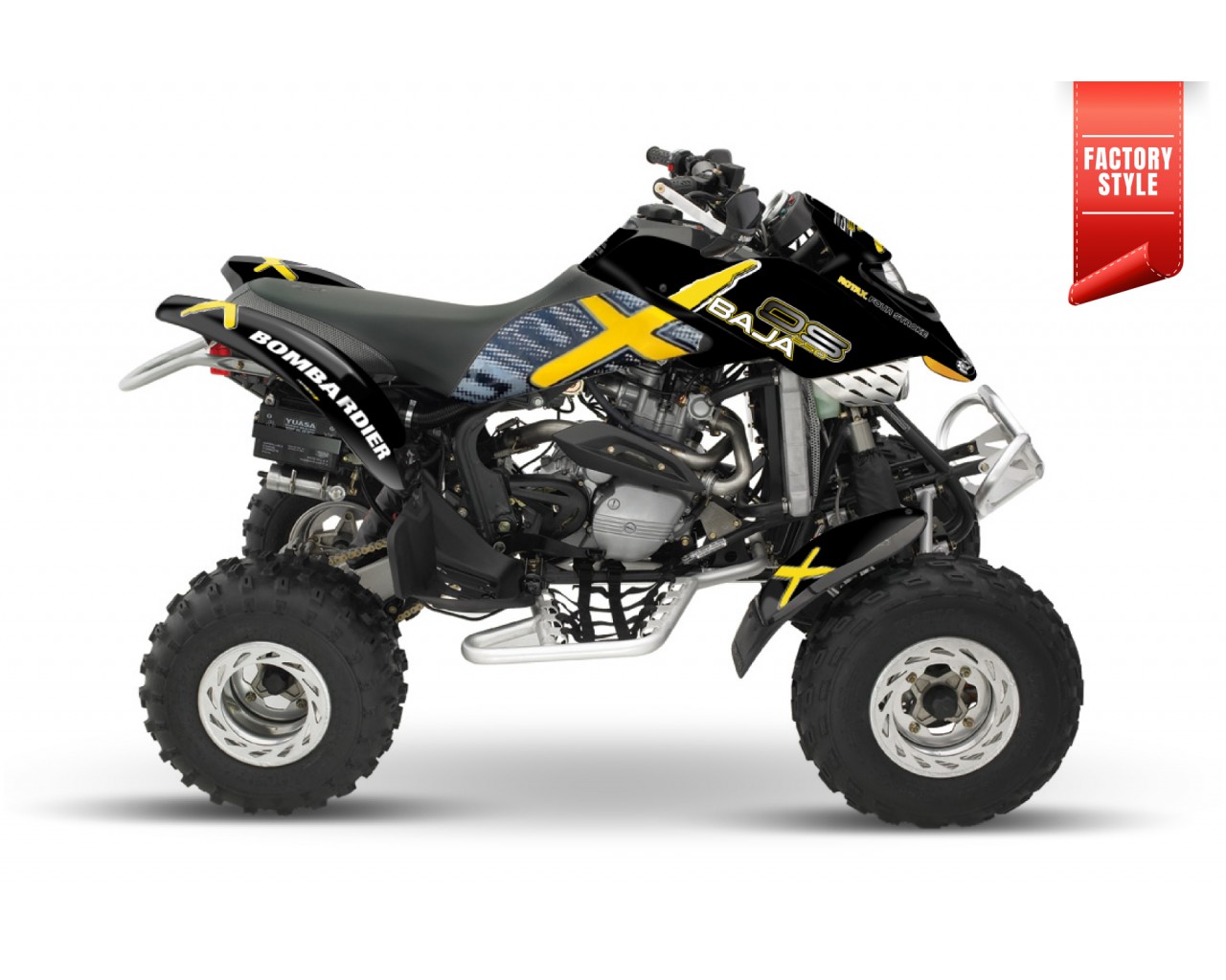 CAN-AM DS 650 GRAPHIC SET - DECAL KIT