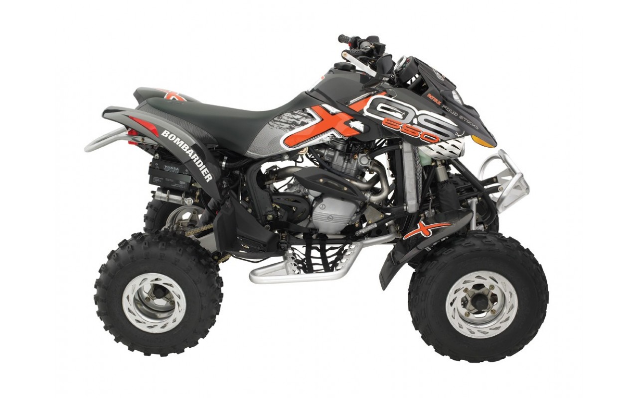 CAN-AM DS 650 GRAPHIC STICKER SET - DECAL KIT