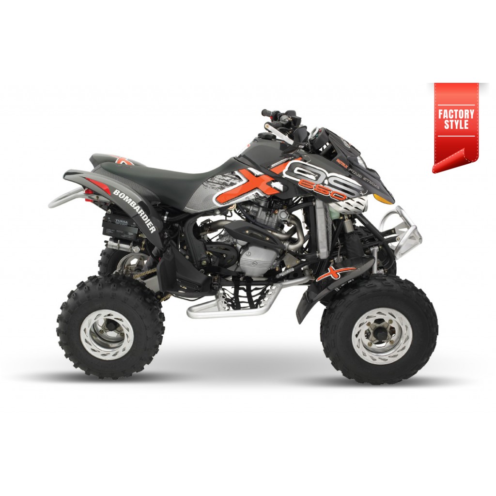 CAN-AM DS 650 GRAPHIC SET - DECAL KIT