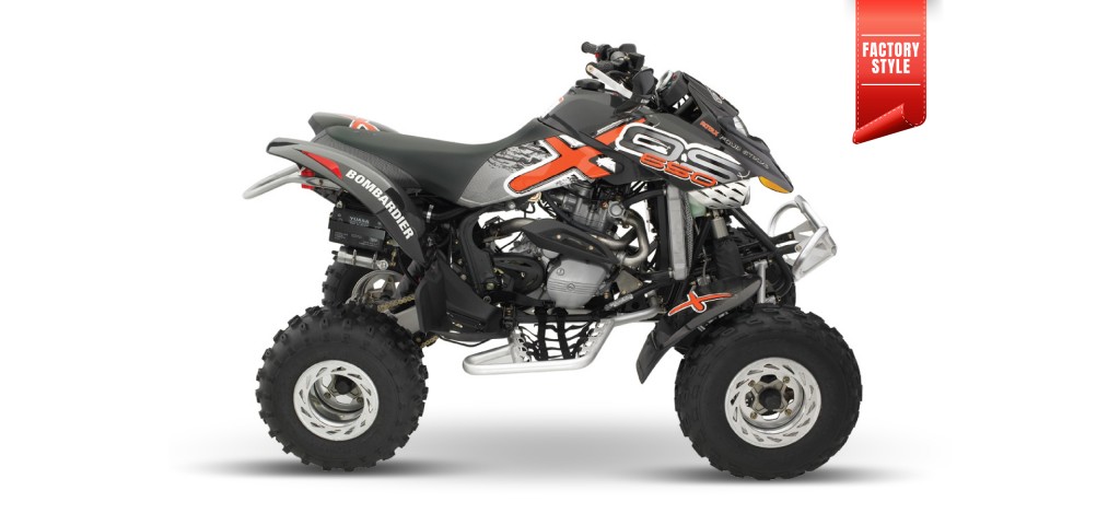 CAN-AM DS 650 GRAPHIC SET - DECAL KIT