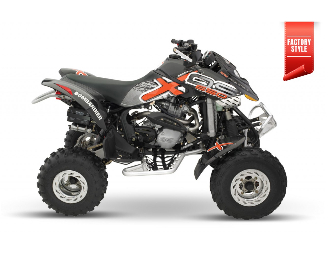 CAN-AM DS 650 GRAPHIC SET - DECAL KIT