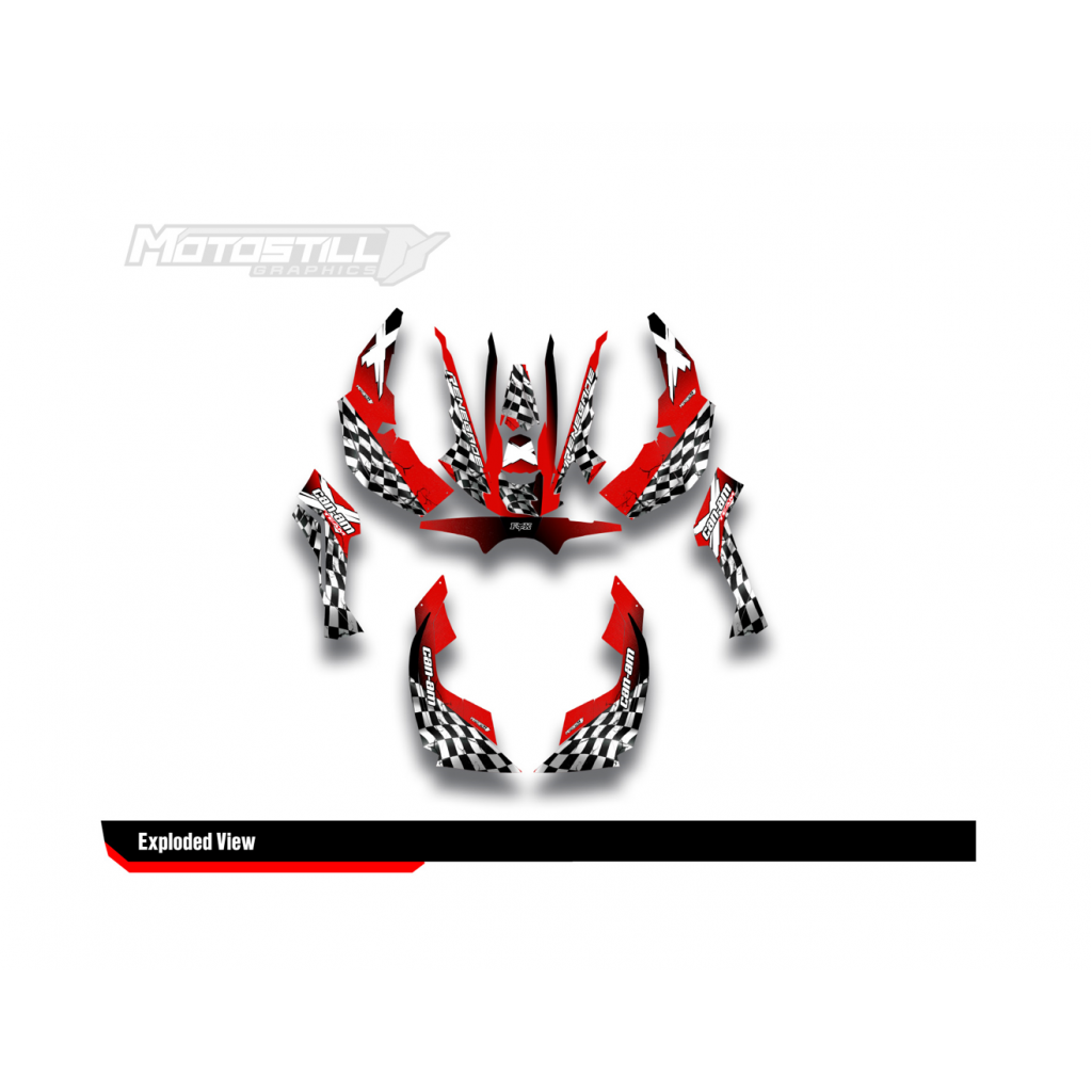 CAN-AM RENEGADE GRAPHIC SET - DECAL KIT