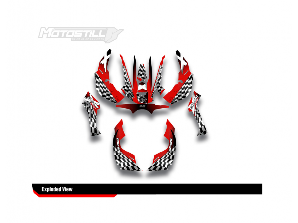 CAN-AM RENEGADE GRAPHIC STICKER SET - DECAL KIT