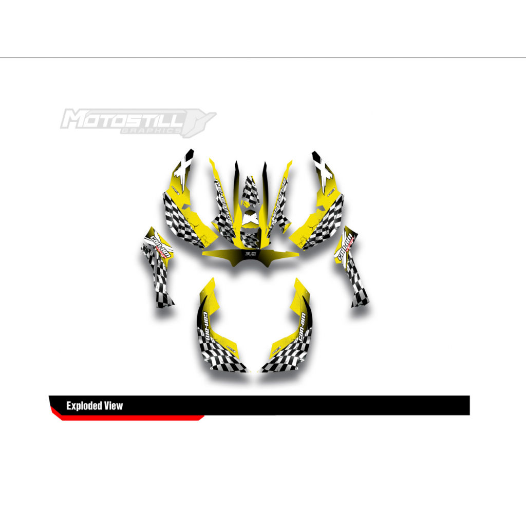 CAN-AM RENEGADE GRAPHIC SET - DECAL KIT
