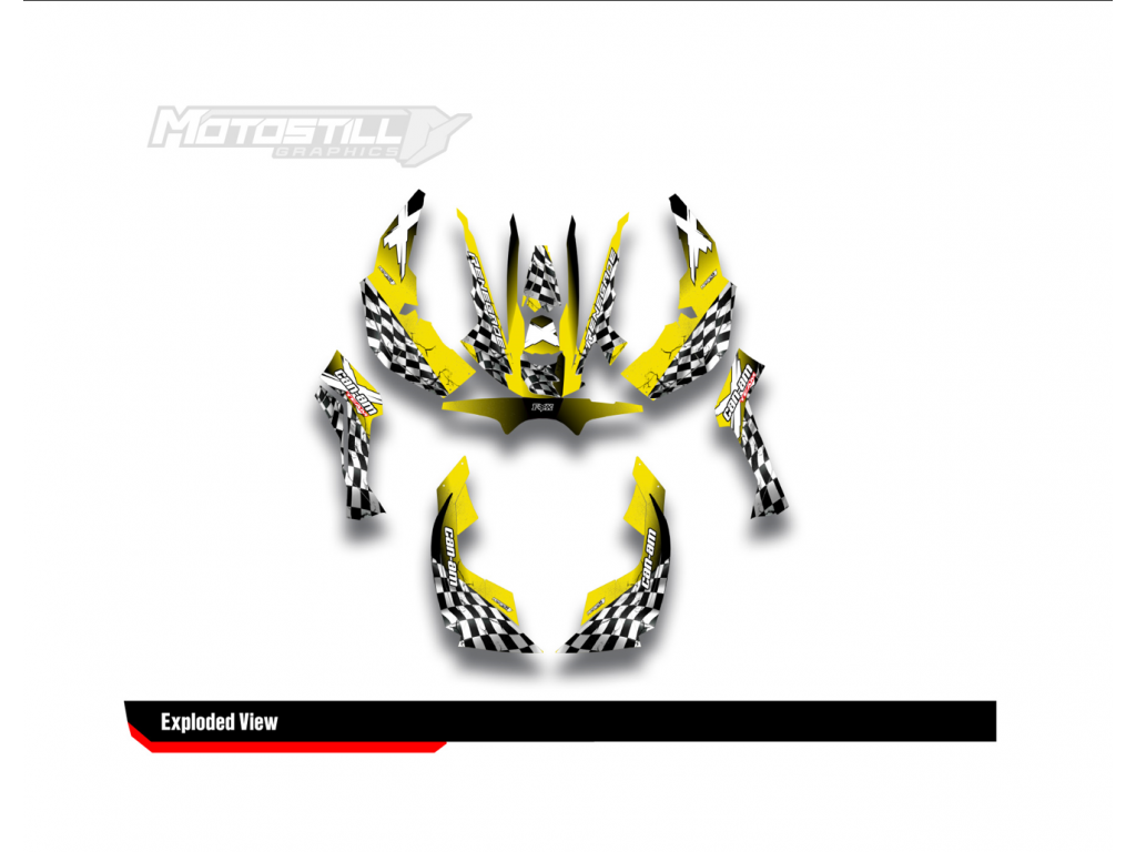 CAN-AM RENEGADE GRAPHIC STICKER SET - DECAL KIT