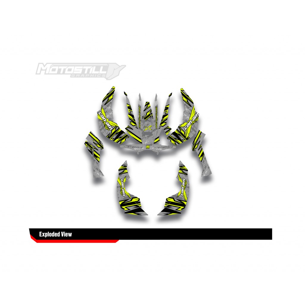 CAN-AM RENEGADE GRAPHIC SET - DECAL KIT