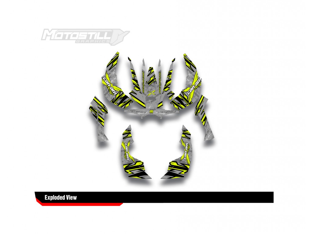 CAN-AM RENEGADE GRAPHIC SET - DECAL KIT