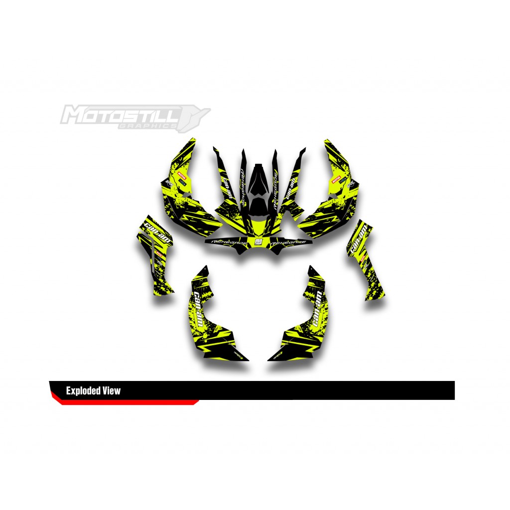 CAN-AM RENEGADE GRAPHIC SET - DECAL KIT