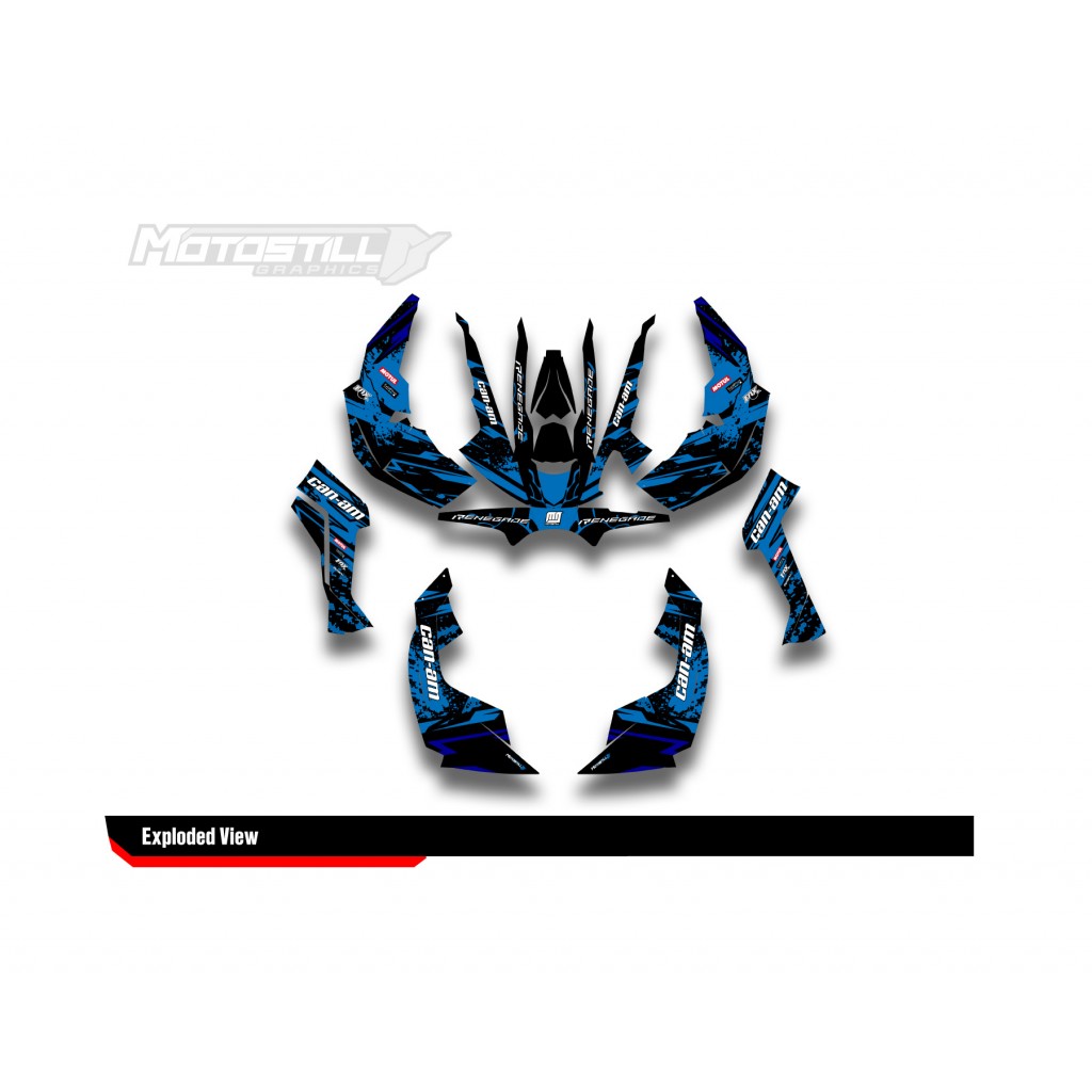 CAN-AM RENEGADE GRAPHIC SET - DECAL KIT