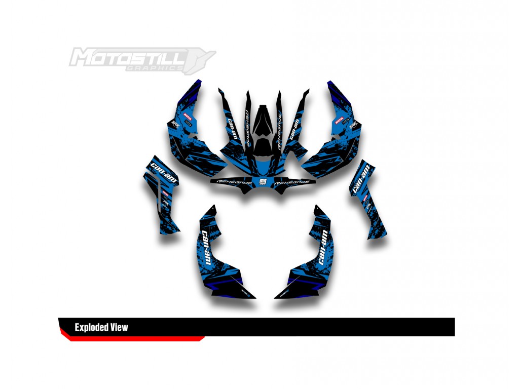 CAN-AM RENEGADE GRAPHIC SET - DECAL KIT