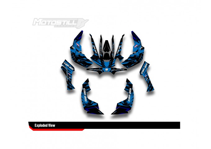 CAN-AM RENEGADE GRAPHIC SET - DECAL KIT