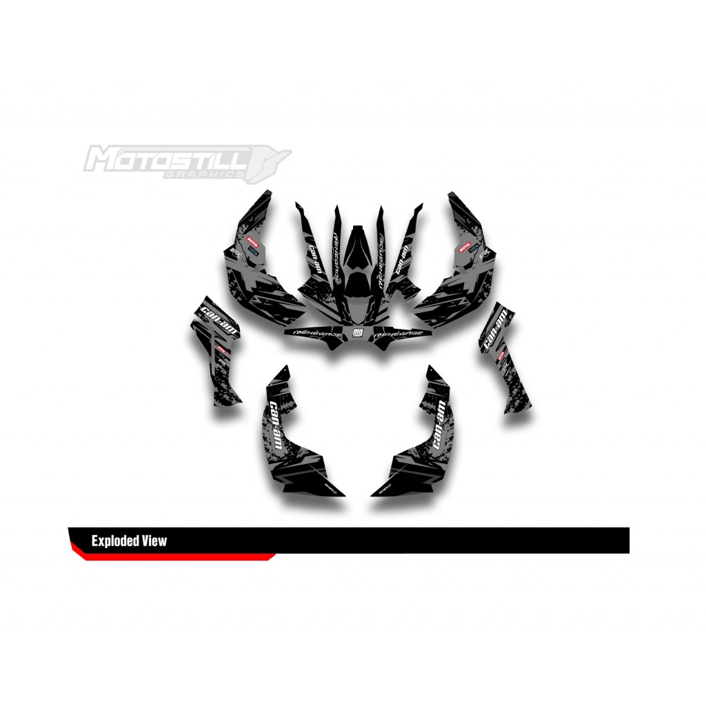 CAN-AM RENEGADE GRAPHIC SET - DECAL KIT
