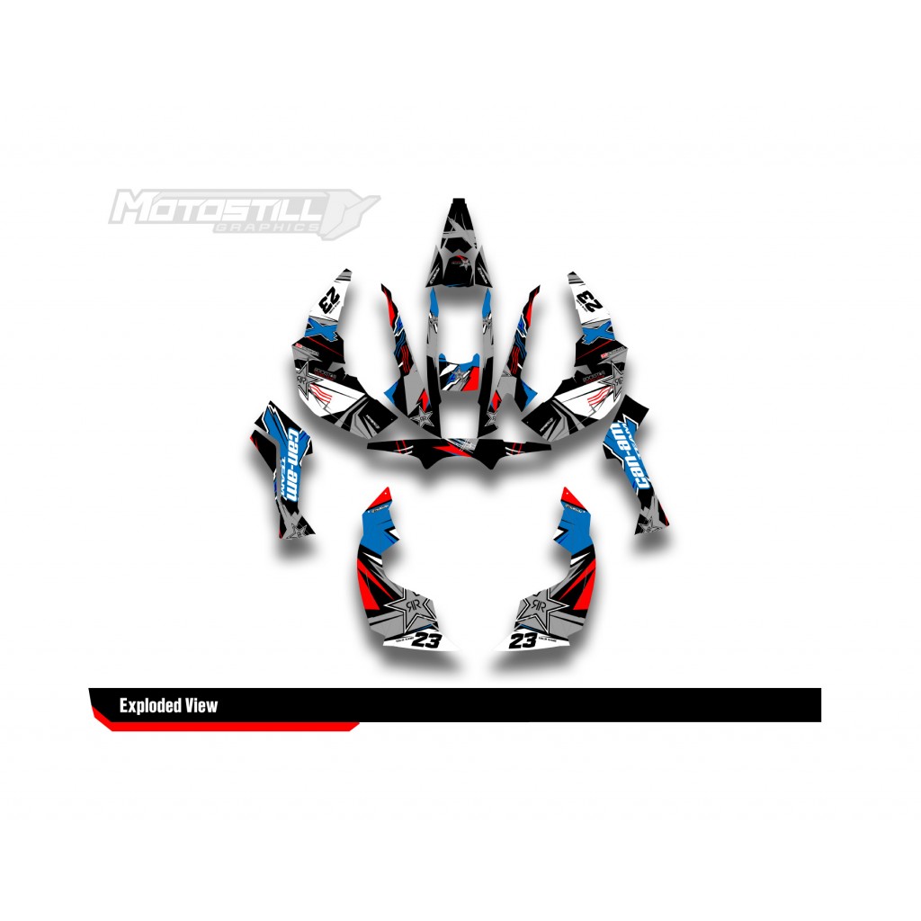 CAN-AM RENEGADE GRAPHIC SET - DECAL KIT