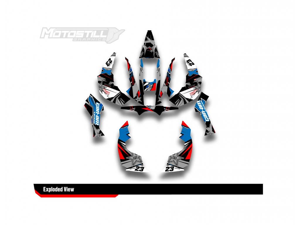 CAN-AM RENEGADE GRAPHIC SET - DECAL KIT
