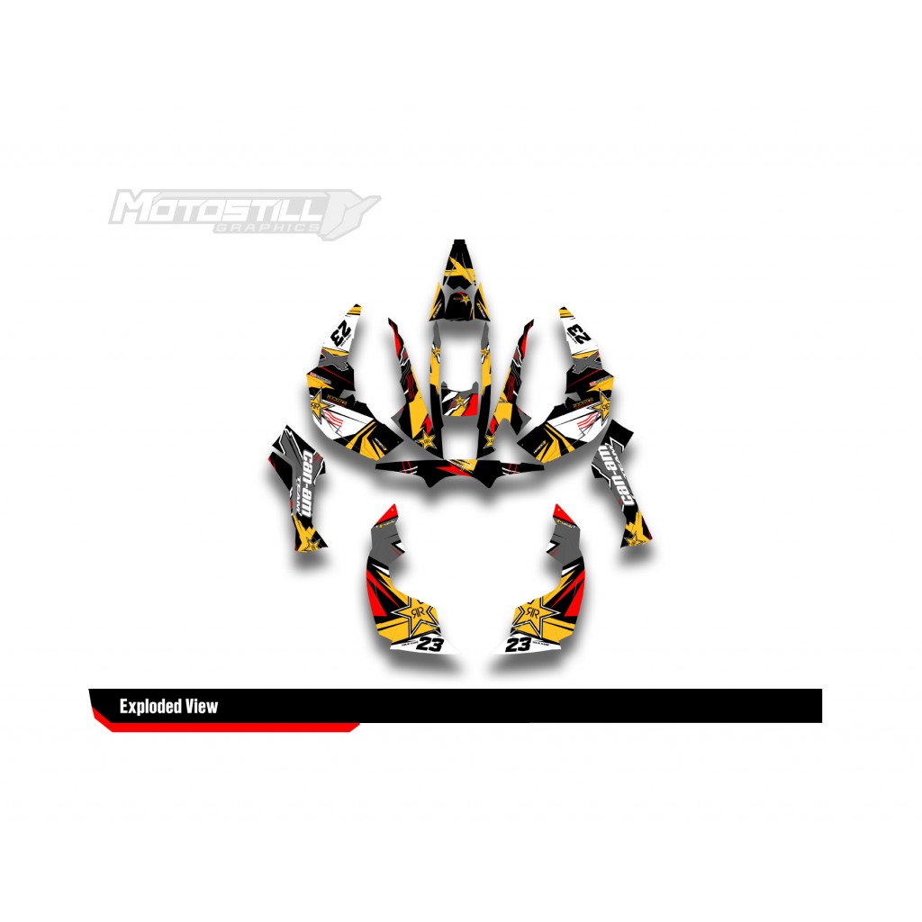 CAN-AM RENEGADE GRAPHIC SET - DECAL KIT