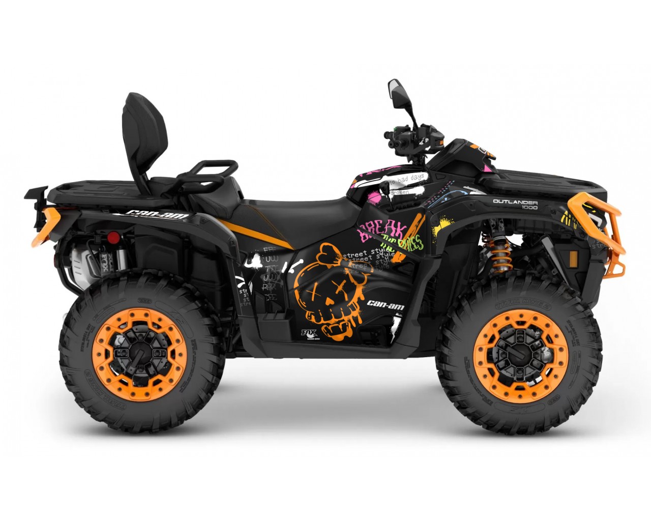 CAN-AM OUTLANDER G3 850 - 1000R -- 2025 GRAPHIC SET - DECAL KIT