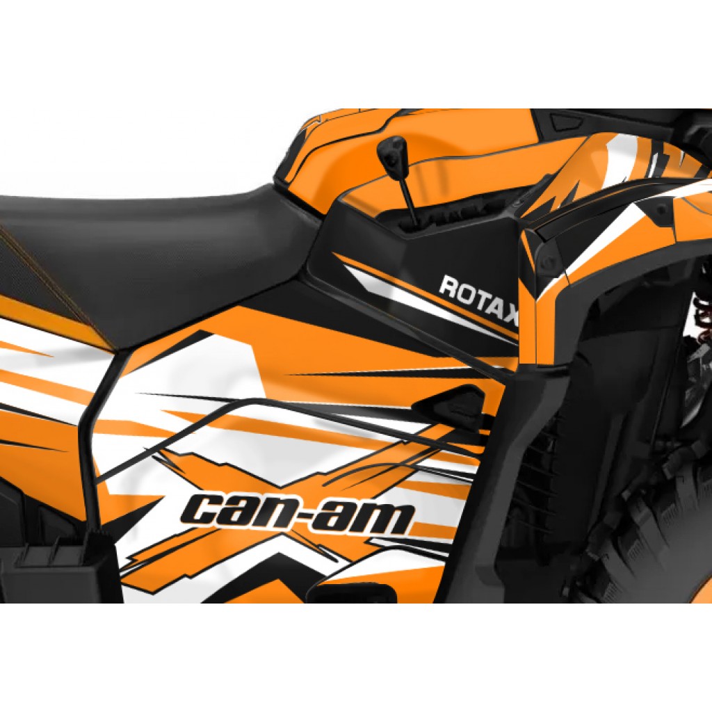 CAN-AM OUTLANDER G3 850 - 1000R -- 2025 GRAPHIC SET - DECAL KIT