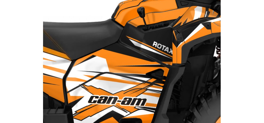 CAN-AM OUTLANDER G3 850 - 1000R -- 2025 GRAPHIC SET - DECAL KIT