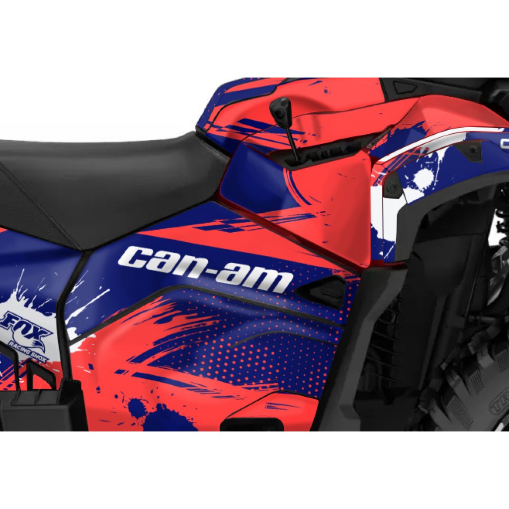 CAN-AM OUTLANDER G3 850 - 1000R -- 2025 GRAPHIC SET - DECAL KIT