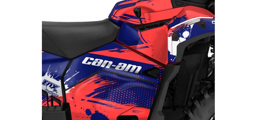 CAN-AM OUTLANDER G3 850 - 1000R -- 2025 GRAPHIC SET - DECAL KIT