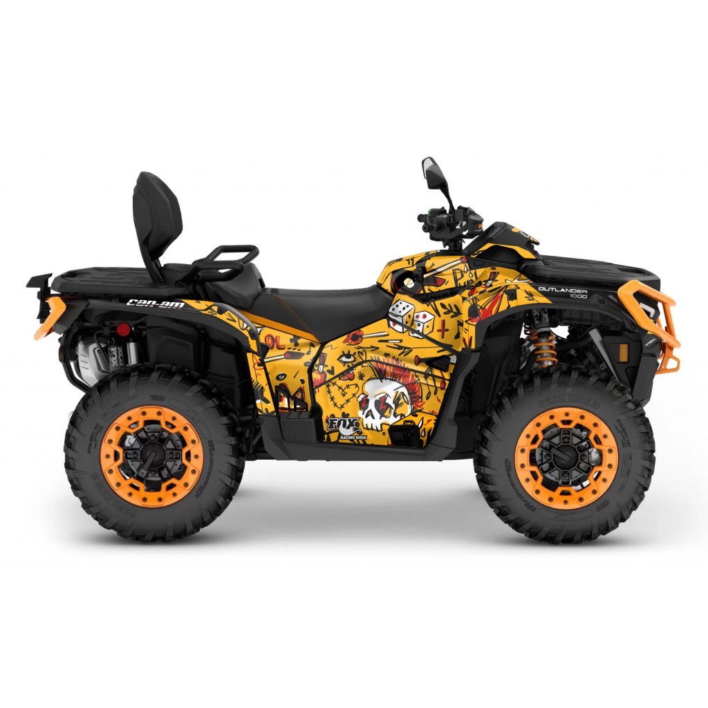 CAN-AM OUTLANDER G3 850 - 1000R -- 2025 GRAPHIC SET - DECAL KIT