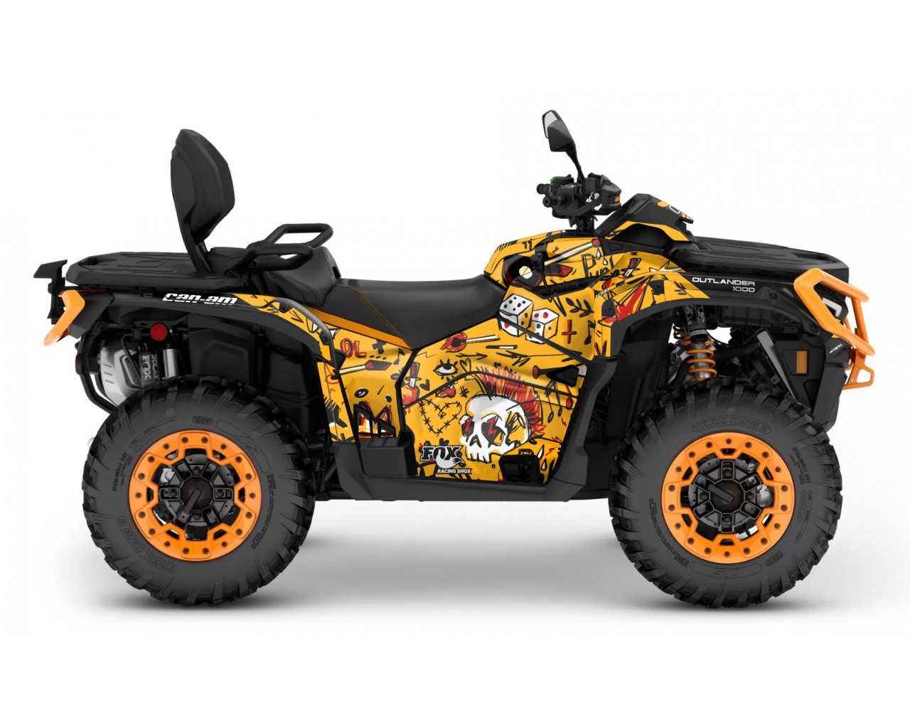 CAN-AM OUTLANDER G3 850 - 1000R -- 2025 GRAPHIC SET - DECAL KIT