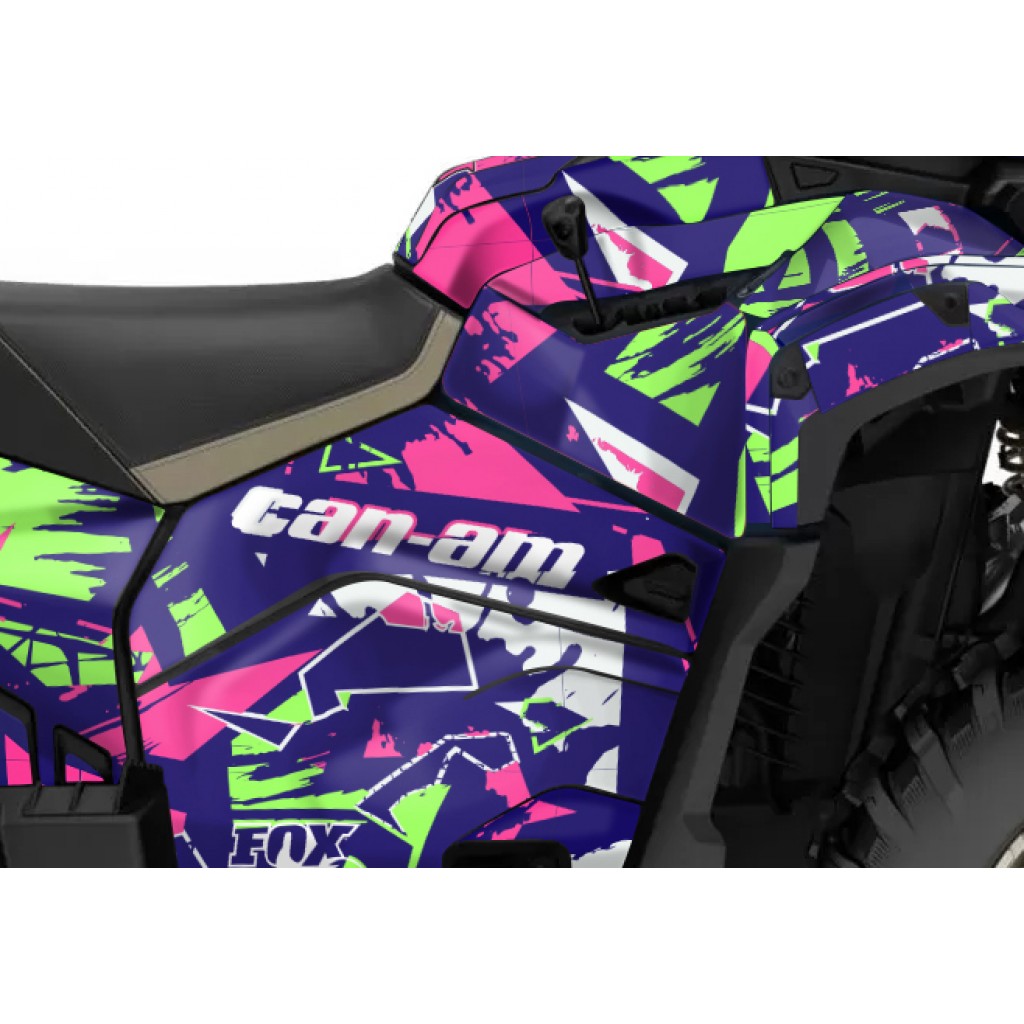 CAN-AM OUTLANDER G3 850 - 1000R -- 2025 GRAPHIC SET - DECAL KIT