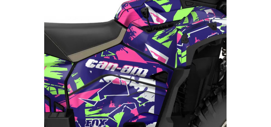 CAN-AM OUTLANDER G3 850 - 1000R -- 2025 GRAPHIC SET - DECAL KIT