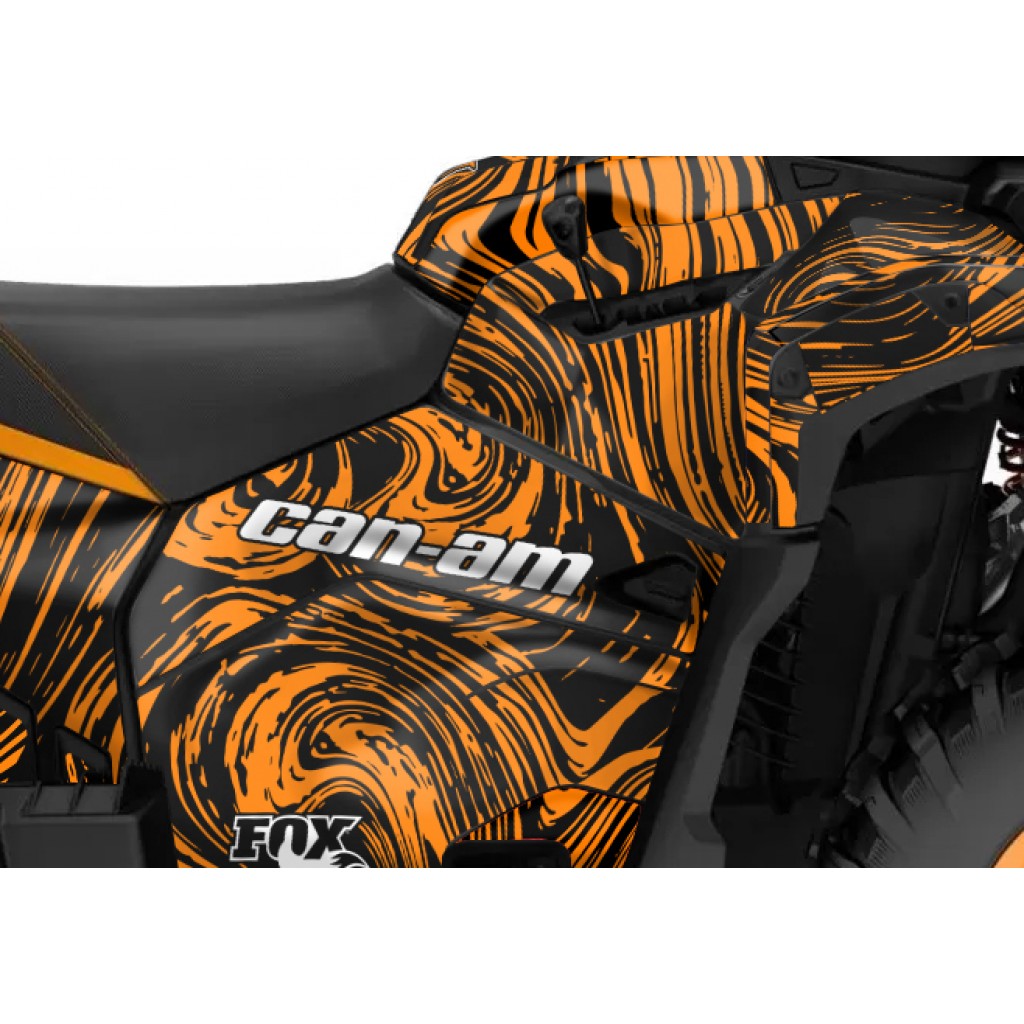 CAN-AM OUTLANDER G3 850 - 1000R -- 2025 GRAPHIC SET - DECAL KIT