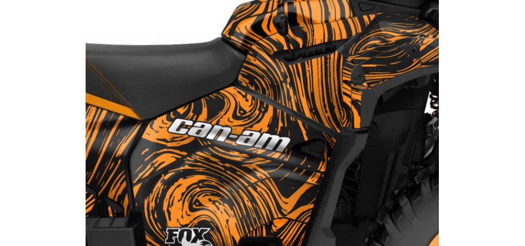 CAN-AM OUTLANDER G3 850 - 1000R -- 2025 GRAPHIC SET - DECAL KIT